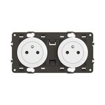 Legrand Bloc 2p affleur compo celiane blanc