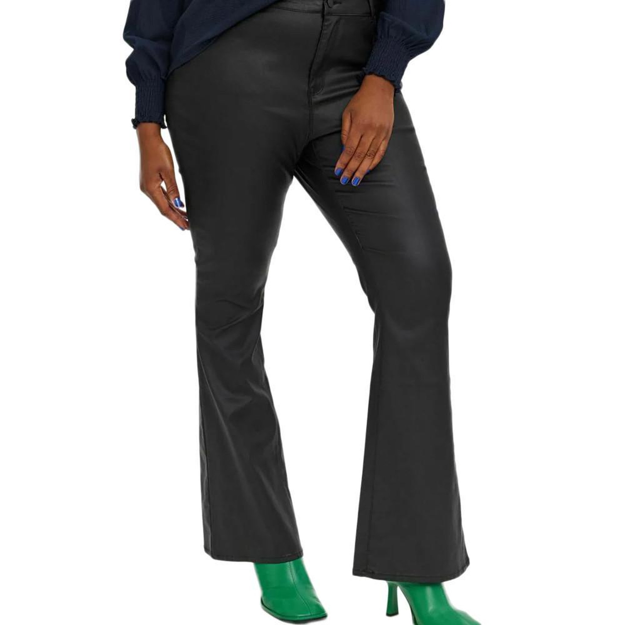 Vero Moda Pantalon Noir Femme Vero Moda Curve Siga Hr. Coloris disponibles : Noir