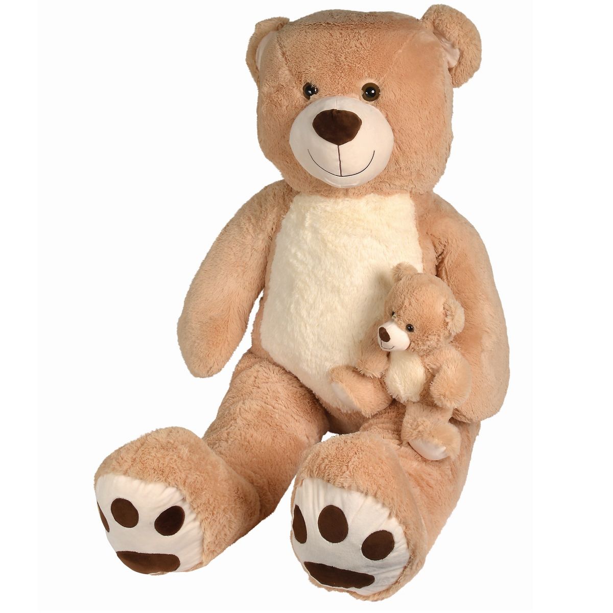 Peluche ours avec bébé 180 cm
