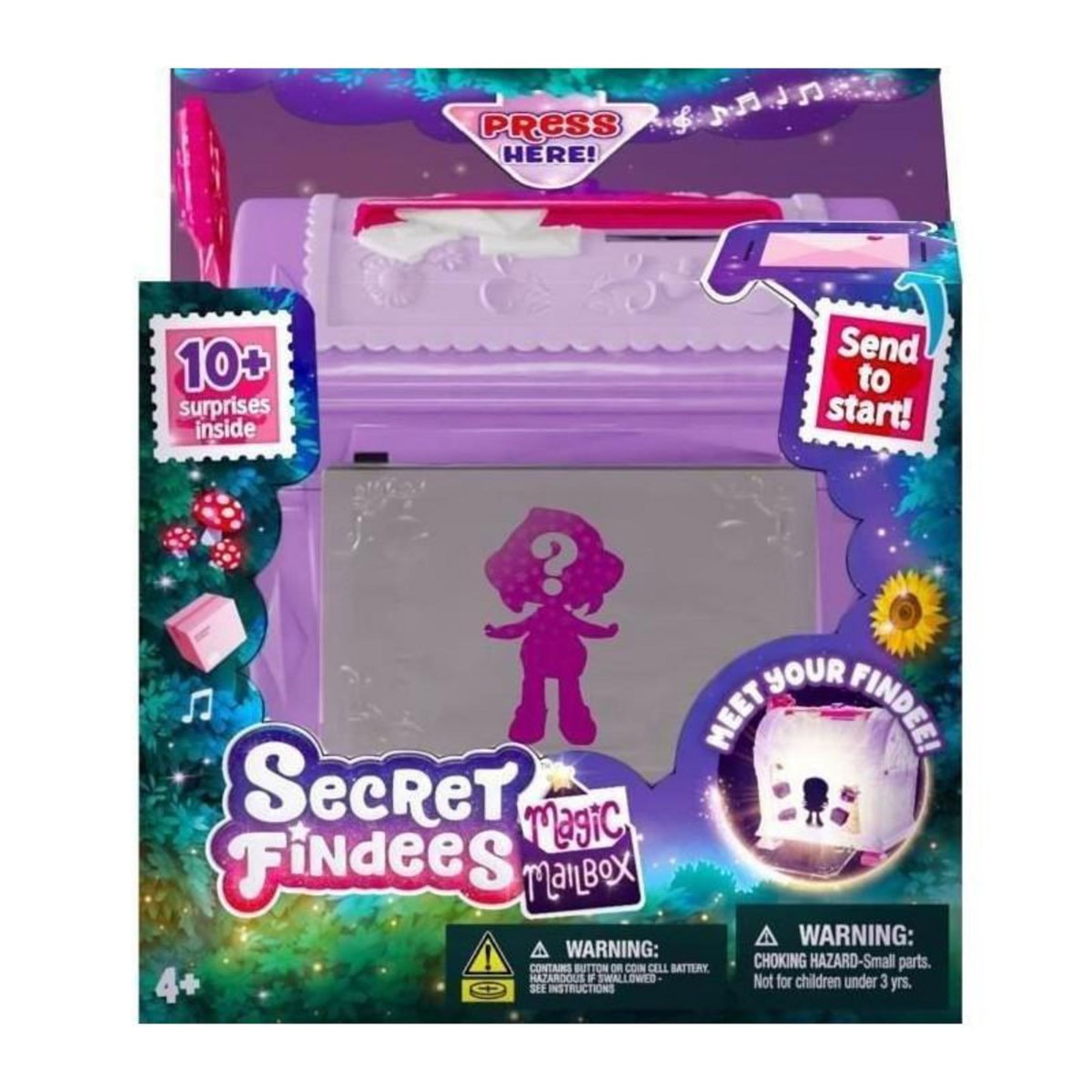 GOLIATH Jouet enchanté - GOLIATH - Secret Findees Magic Mailbox - Boîte aux lettres magique violette