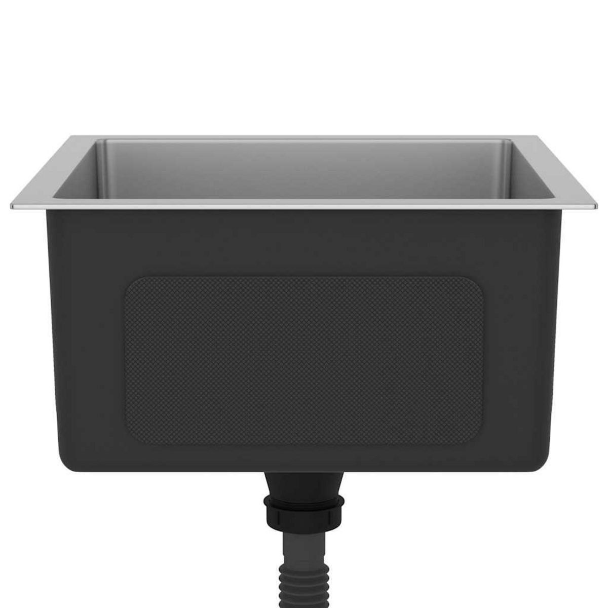 VIDAXL Evier de cuisine fait main Acier inoxydable