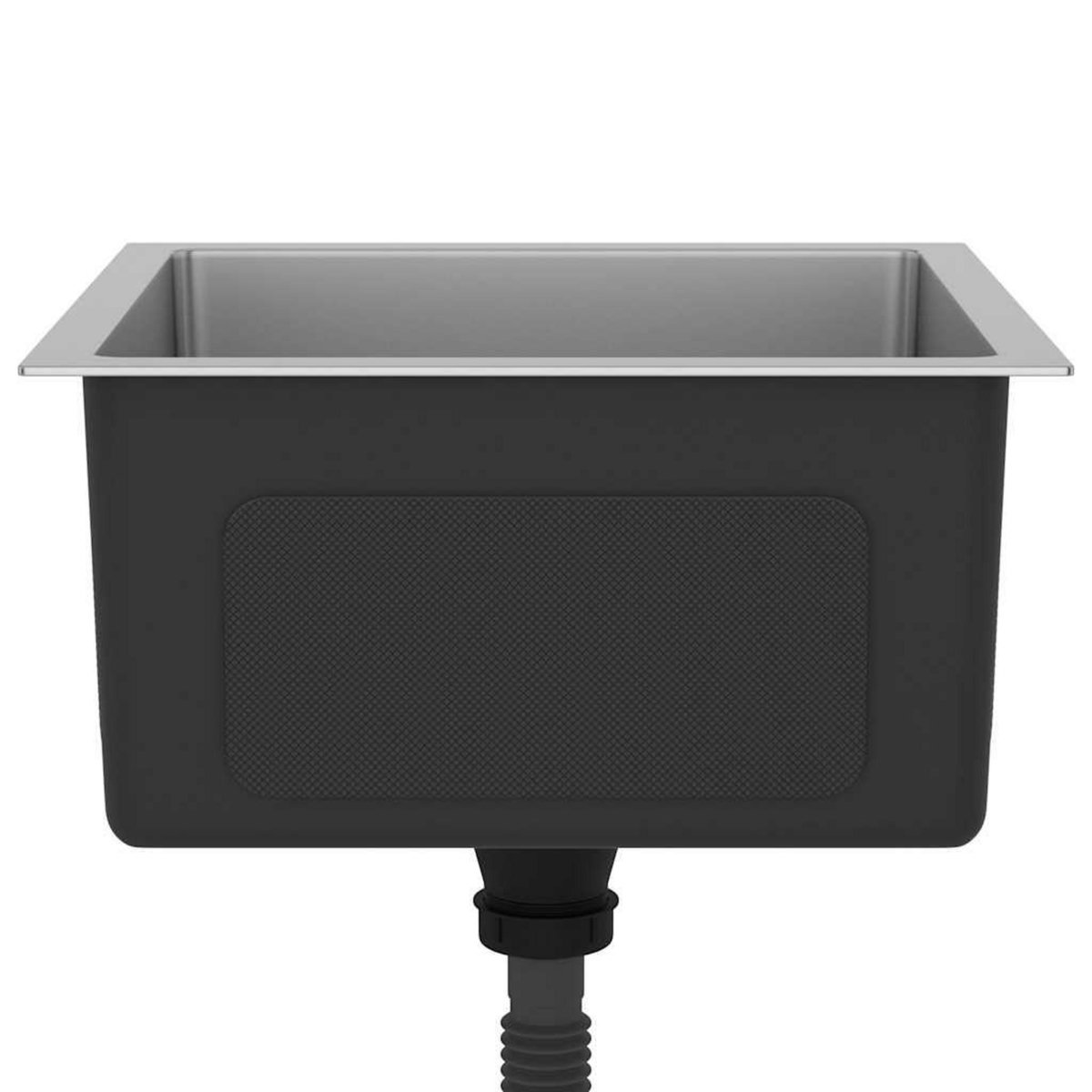 VIDAXL Evier de cuisine fait main Acier inoxydable