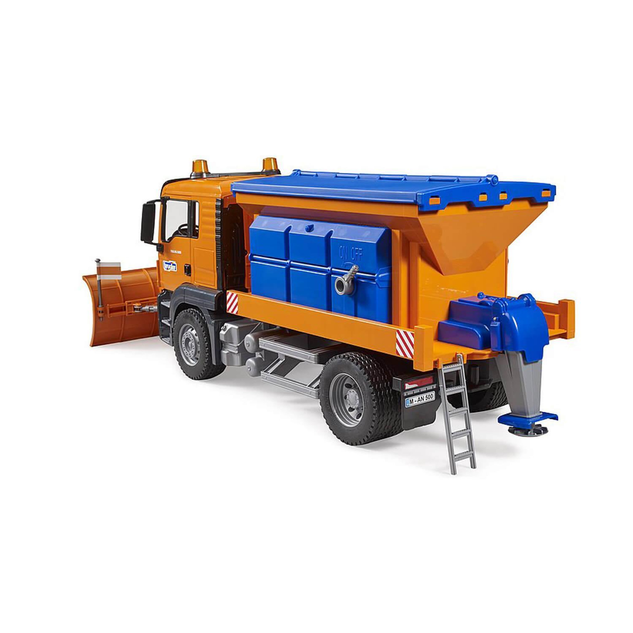 Voir la diapositive 5 : Bruder Camion Bruder MAN TGS pour service d'hiver avec lame de chasse-neige