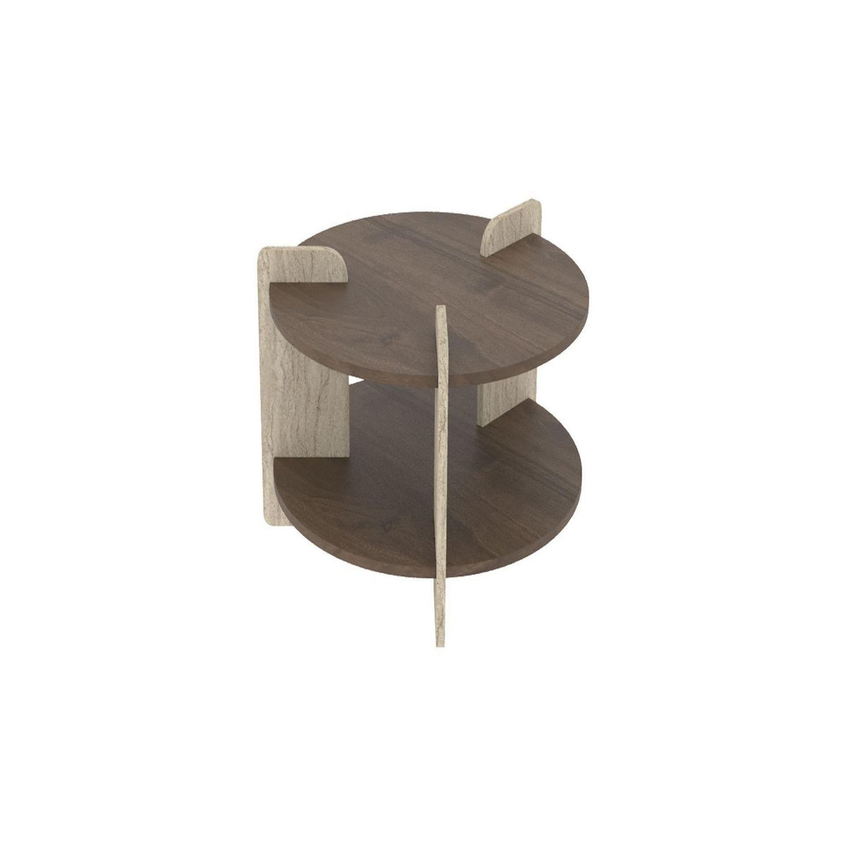 Habitat et Jardin Table basse en bois  Oalla  70 x 70 x 45 cm - Noyer