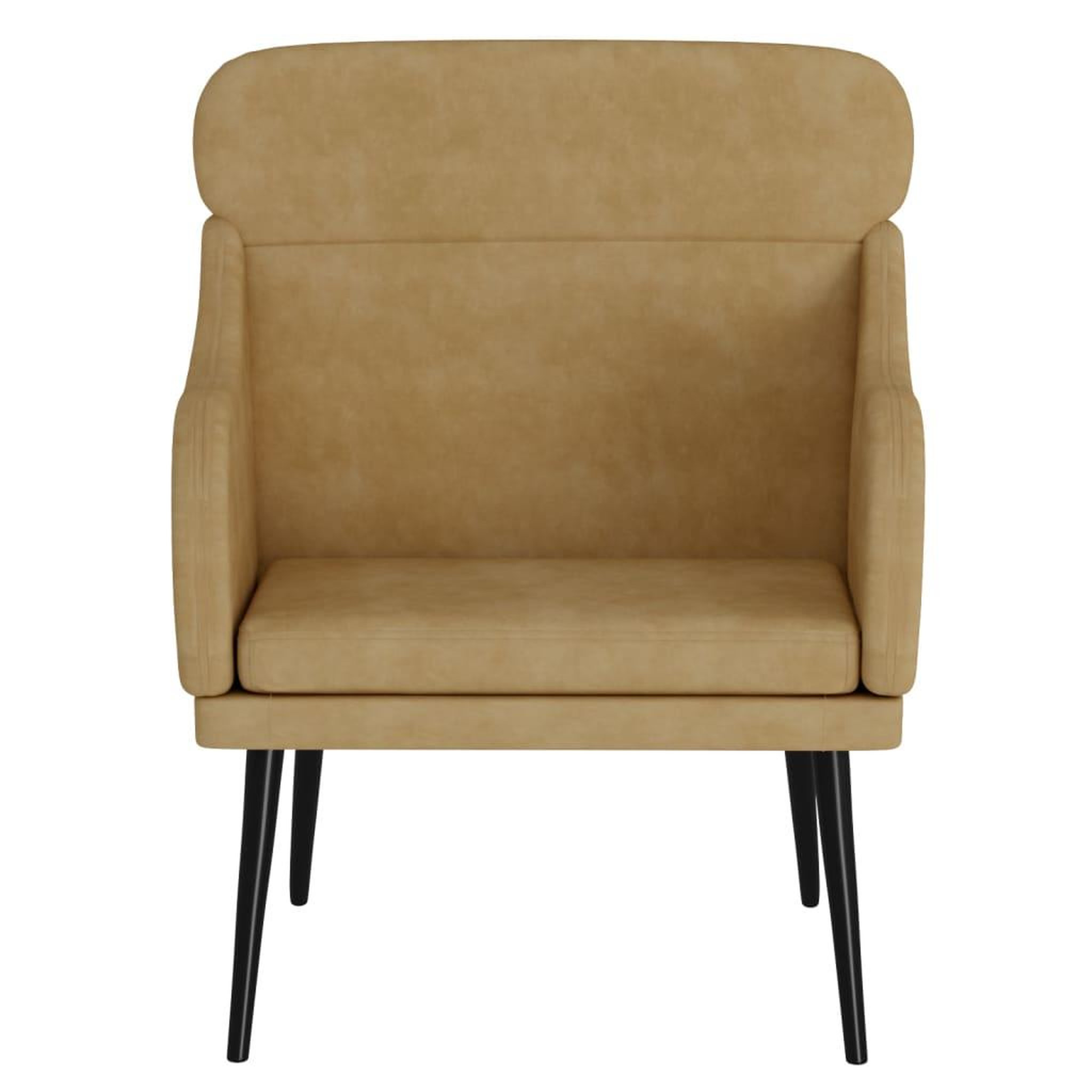 Voir la diapositive 3 : VIDAXL Fauteuil Marron 63x76x80 cm Velours