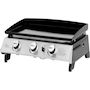 Voir la diapositive 3 : Habitat et Jardin Plancha gaz 3 brûleurs  Jolly  - 7,5 Kw - Gris