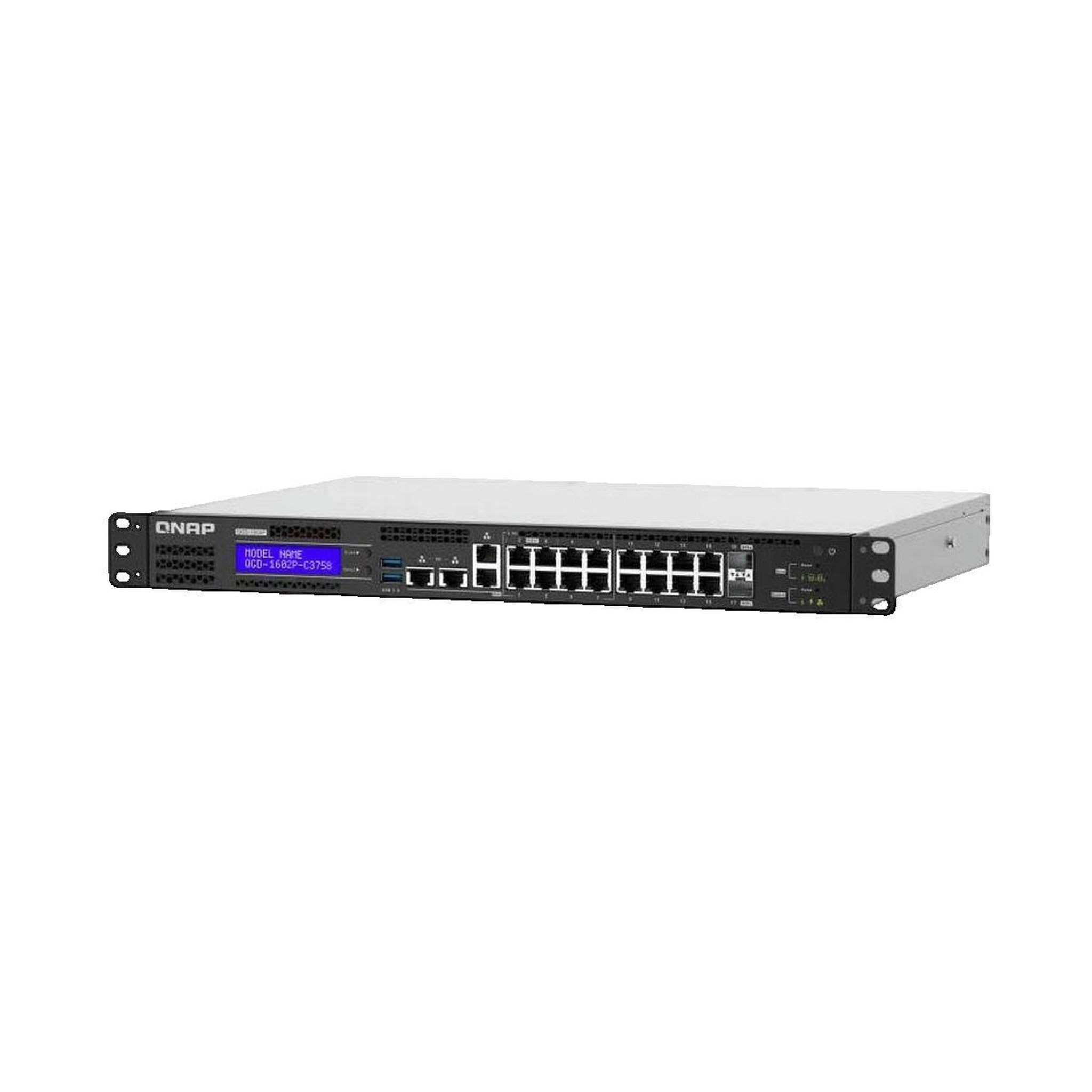 Voir la diapositive 3 : Qnap Commutateur réseau QNAP QGD-1602P 16 ports PoE
