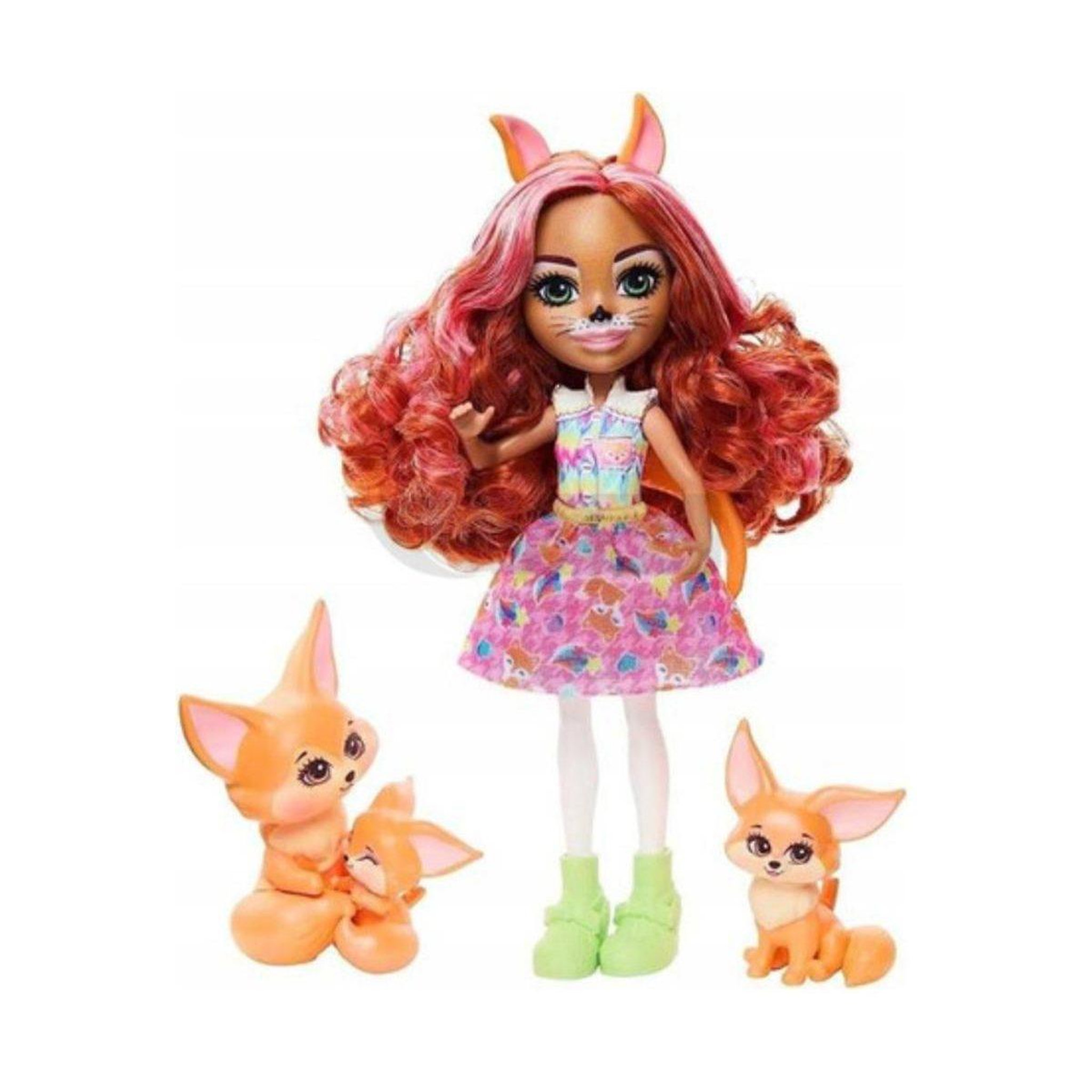 Voir la diapositive 3 : MATTEL Poupée enchantimals  hnt60 - fennec fox et la famille renard