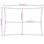 Voir la diapositive 6 : VIDAXL Voile de parasol tissu oxford rectangulaire 2,5x4 m marron