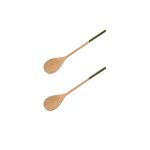 Fackelmann Ensemble de 2 Cuillères en bois 33 cm Fackelmann Wood Edition