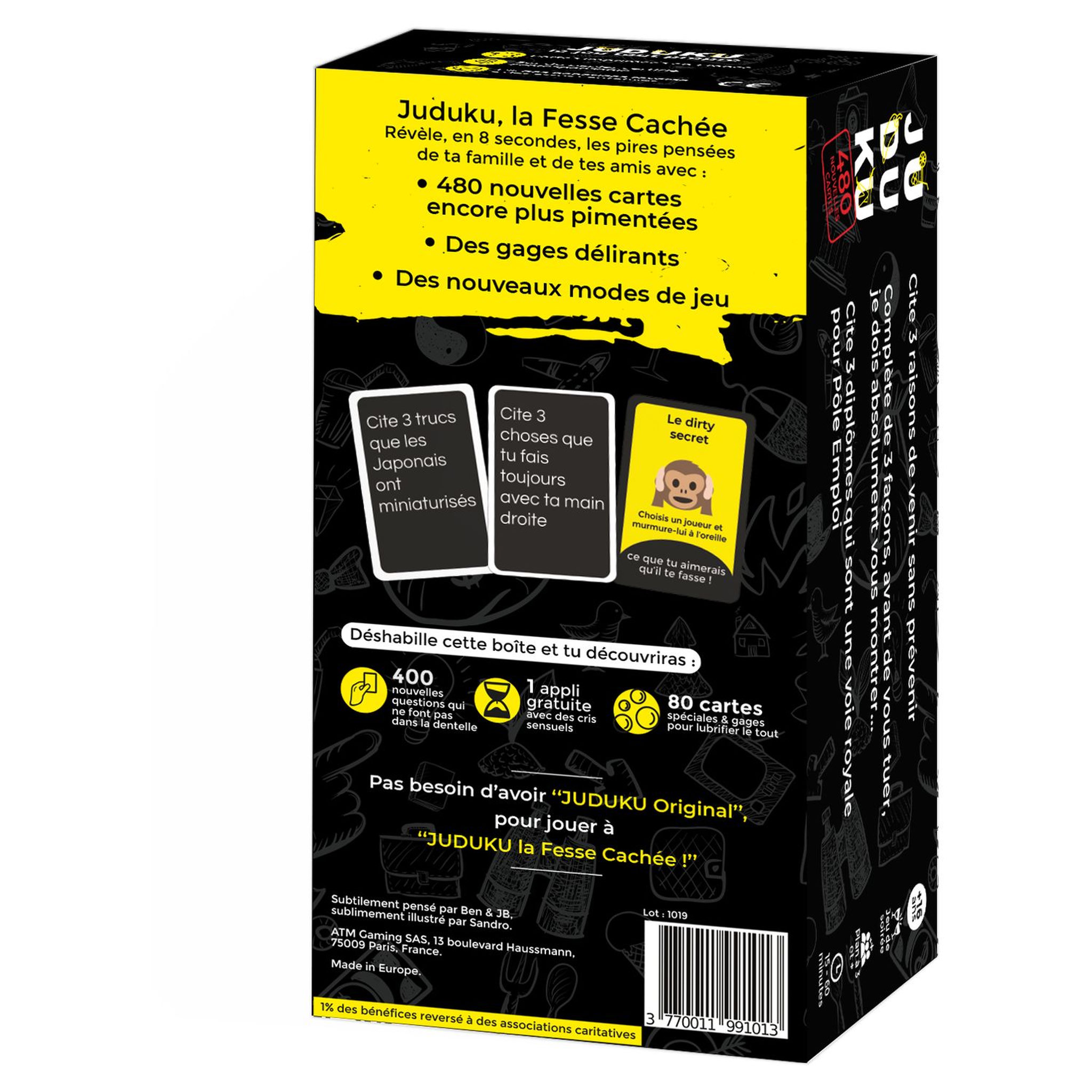 Voir la diapositive 4 : BLACKROCK GAMES Jeu Juduku La Fesse Cachée