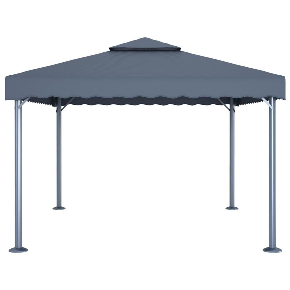 VIDAXL Tonnelle 400x300 cm Anthracite Aluminium