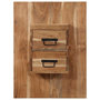 Voir la diapositive 2 : VIDAXL Table de chevet 60x32x80 cm bois d'acacia solide
