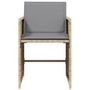 Voir la diapositive 5 : VIDAXL Chaises de jardin avec coussins lot de 4 melange beige