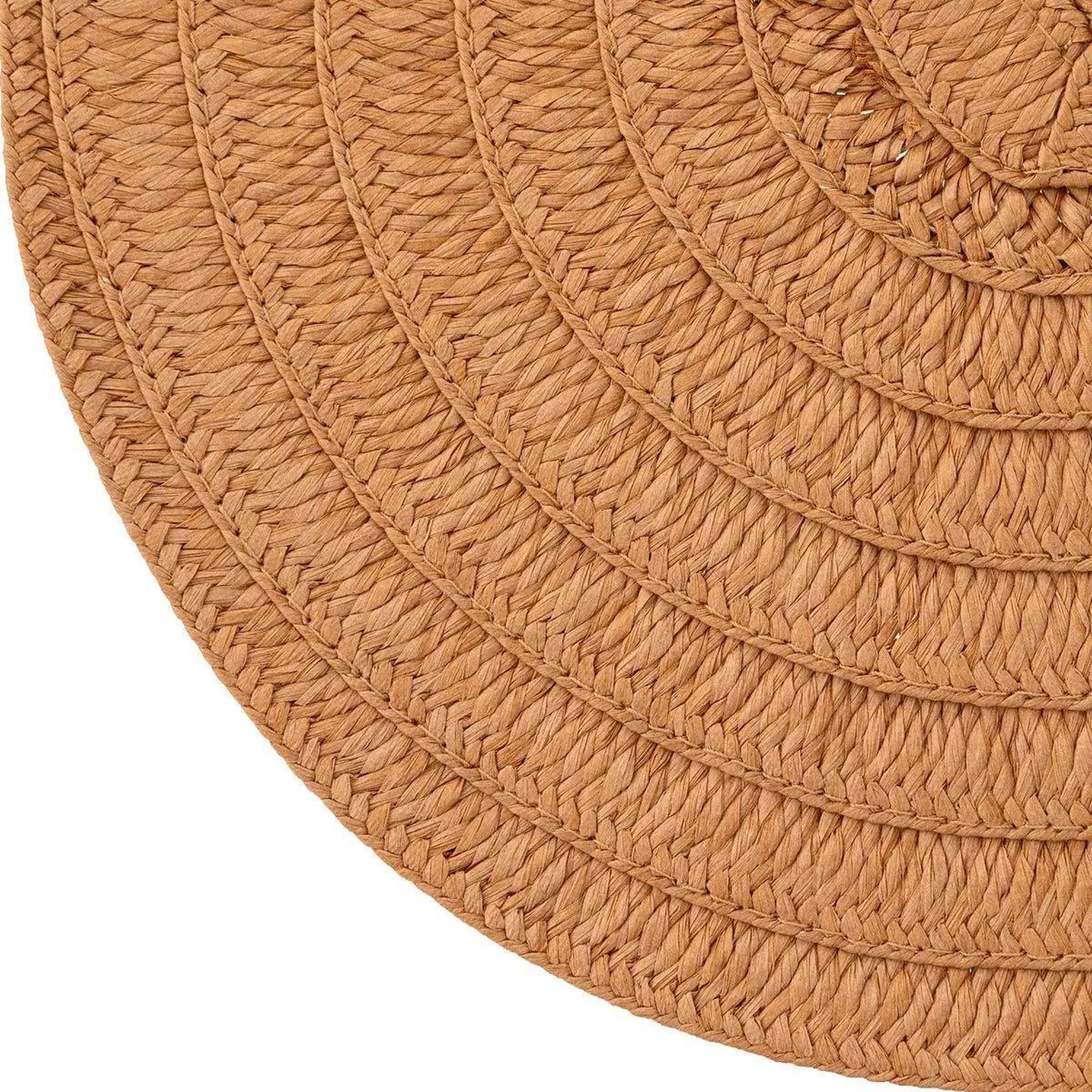 Voir la diapositive 2 : SECRET DE GOURMET Set de table déco  olivia  38cm marron camel