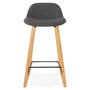 Voir la diapositive 2 : Paris Prix Tabouret de Bar  Talik  86cm Gris Foncé & Naturel