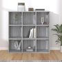 Voir la diapositive 5 : VIDAXL Armoire a livres sonoma gris 98x29x97,5 cm