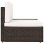 Voir la diapositive 5 : VIDAXL Salon de jardin 6 pcs Resine tressee Marron