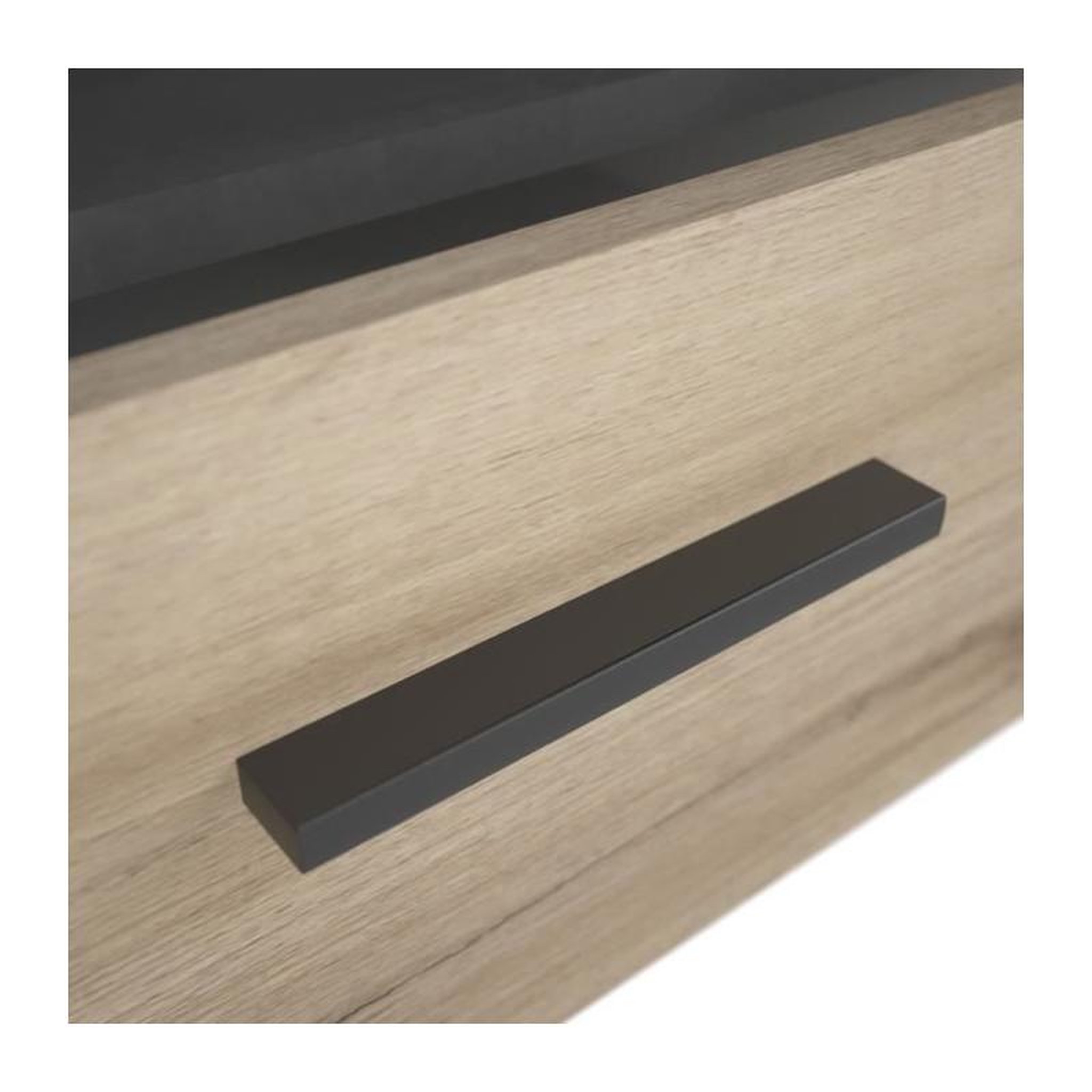 Voir la diapositive 6 : Demeyere Ensemble salon SHEFFIELD composé de : Table basse double plateau supérieur et inférieur + Meuble TV 2 tiroirs - DEMEYERE