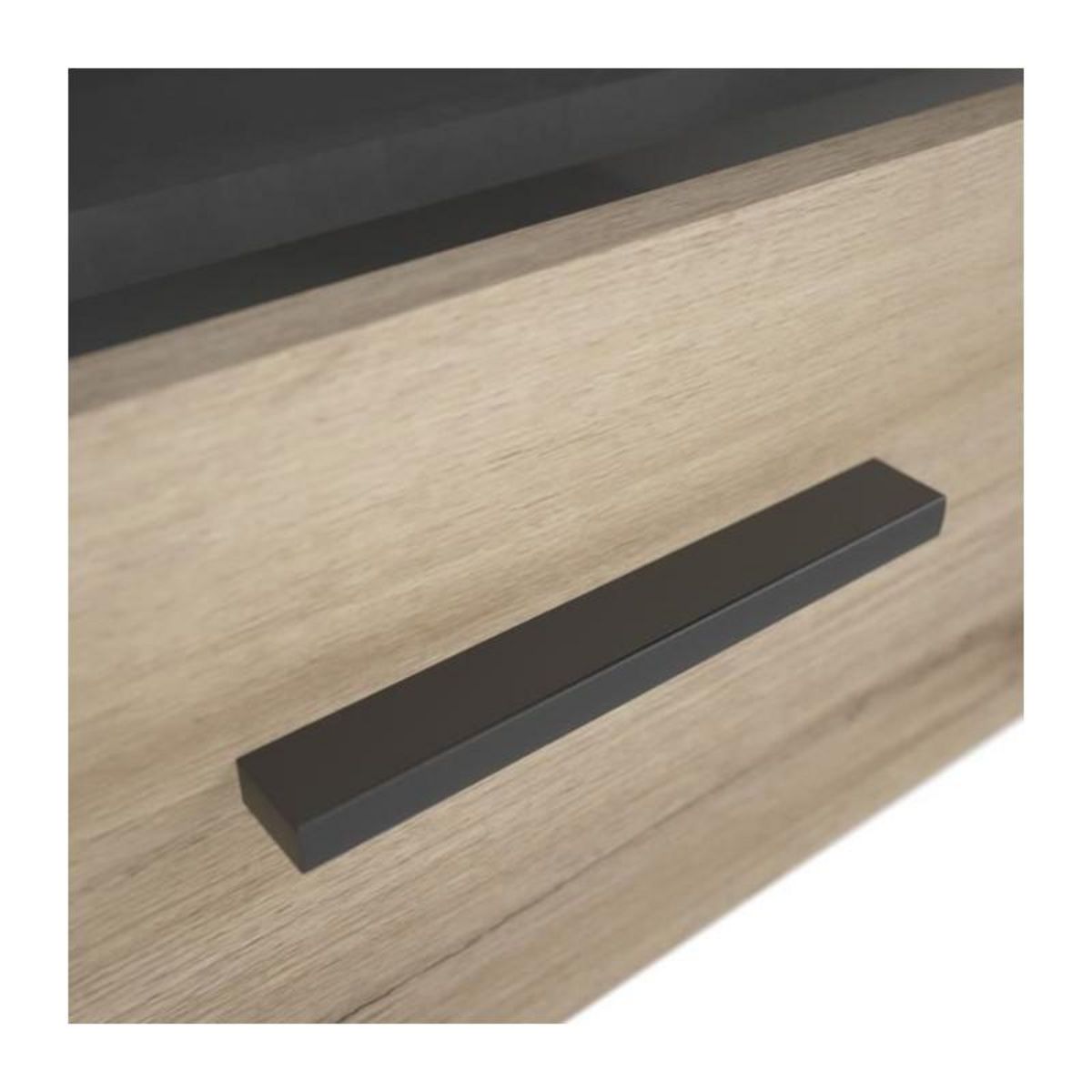 Demeyere Ensemble salon SHEFFIELD composé de : Table basse double plateau supérieur et inférieur + Meuble TV 2 tiroirs - DEMEYERE