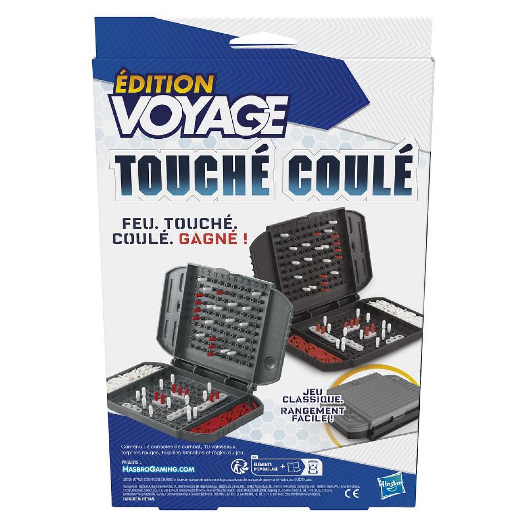 Voir la diapositive 2 : HASBRO Touche coule - edition voyage