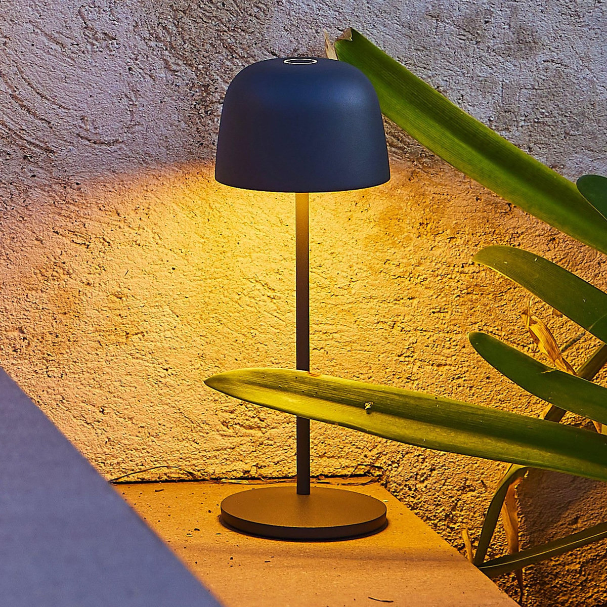 Lumisky Lampe de table sans fil SOPHIA Gris anthracite Aluminium H28CM