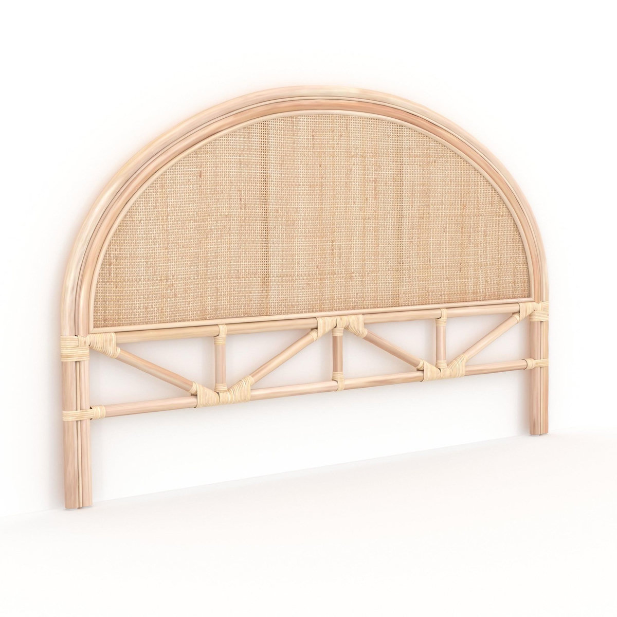 Rendez vous déco Tête de lit en rotin naturel 160 cm-Madya