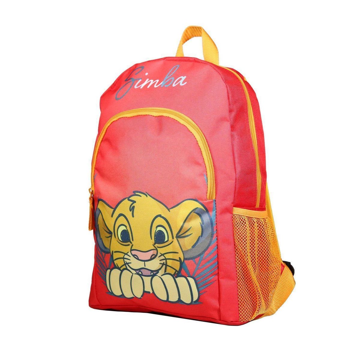 Bagtrotter Sac à dos 37 cm avec poche Disney Le Roi Lion Simba Rouge Bagtrotter