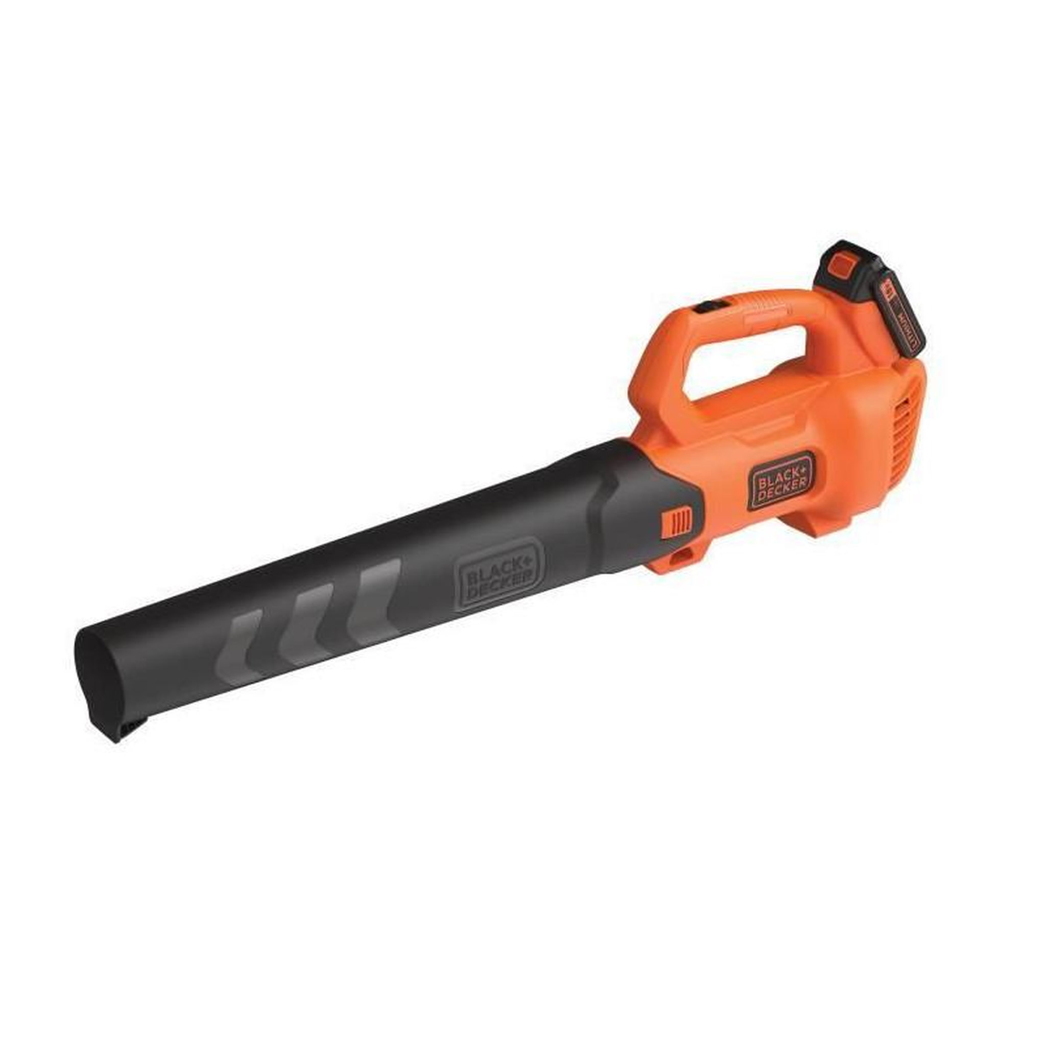 Black et Decker Souffleur axial sans Fil - 18 V - 2 Ah - Vitesse de soufflerie: 209 KM/h - 2 Vitesses Reglables - Racloir Integre