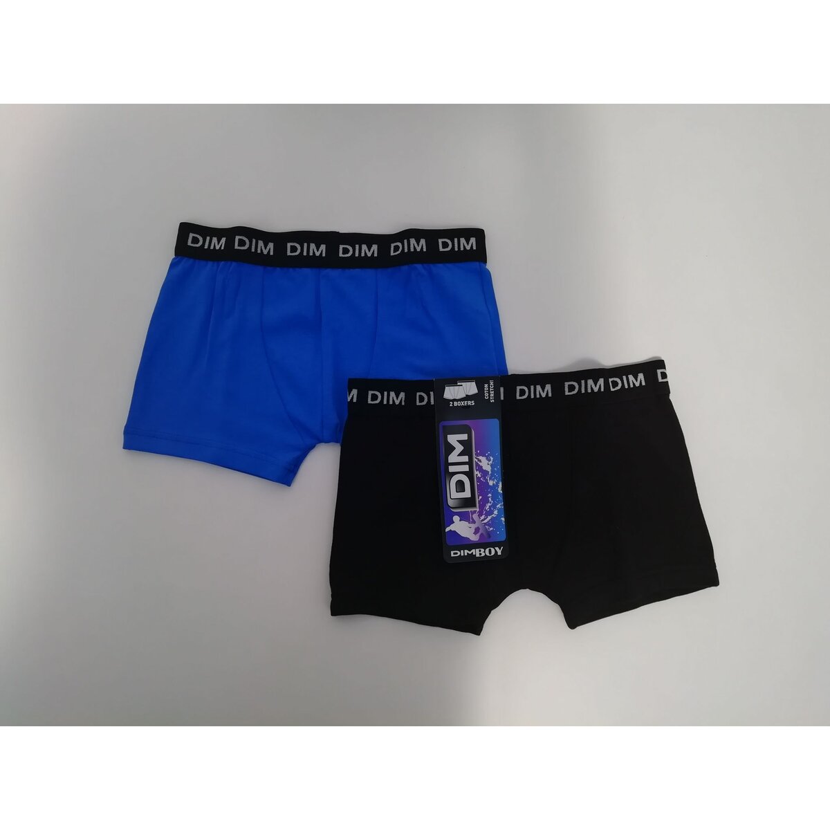 DIM Lot de 2 boxers gar on du 10 au 16 ans pas cher Auchan