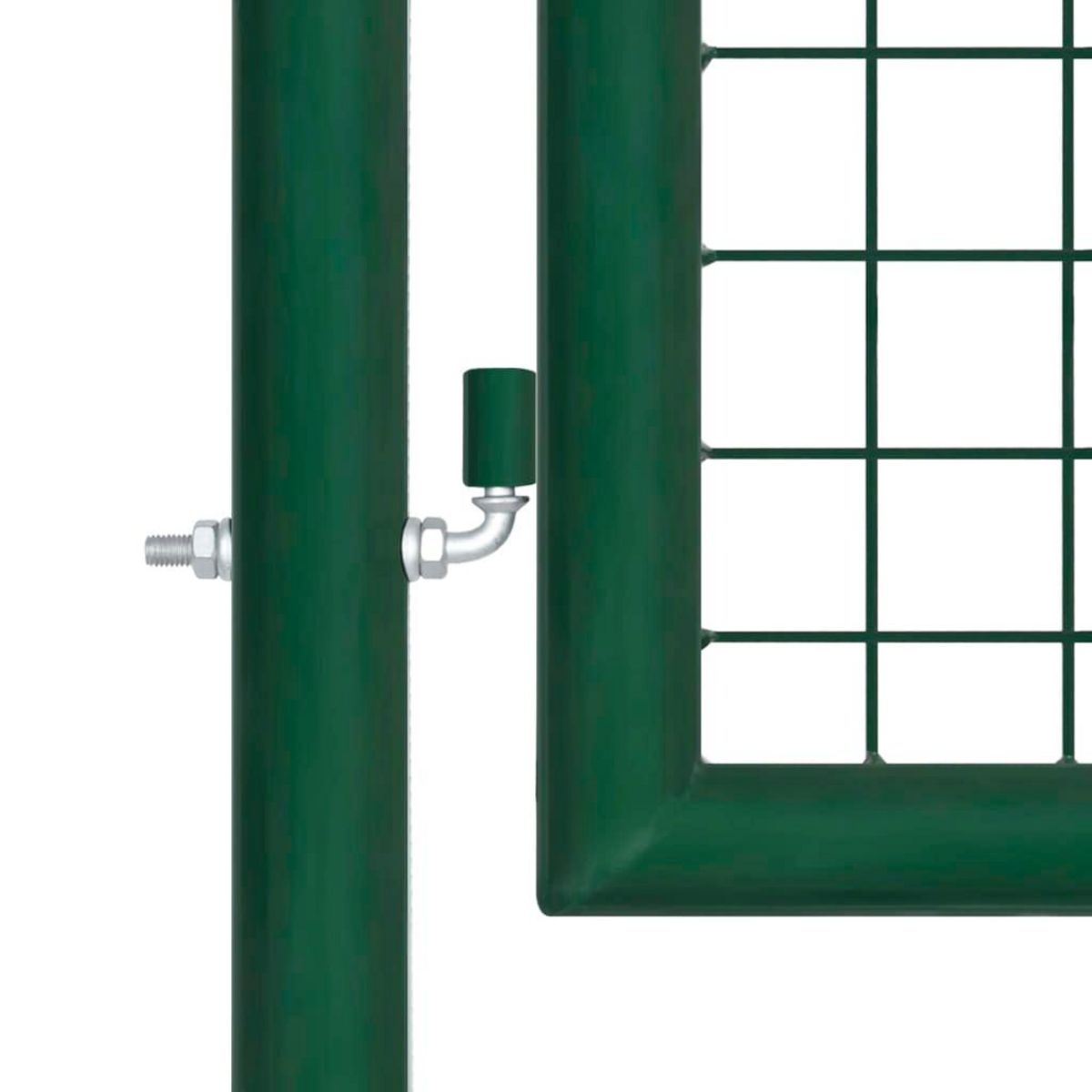 VIDAXL Portillon Acier 350x100 cm Vert