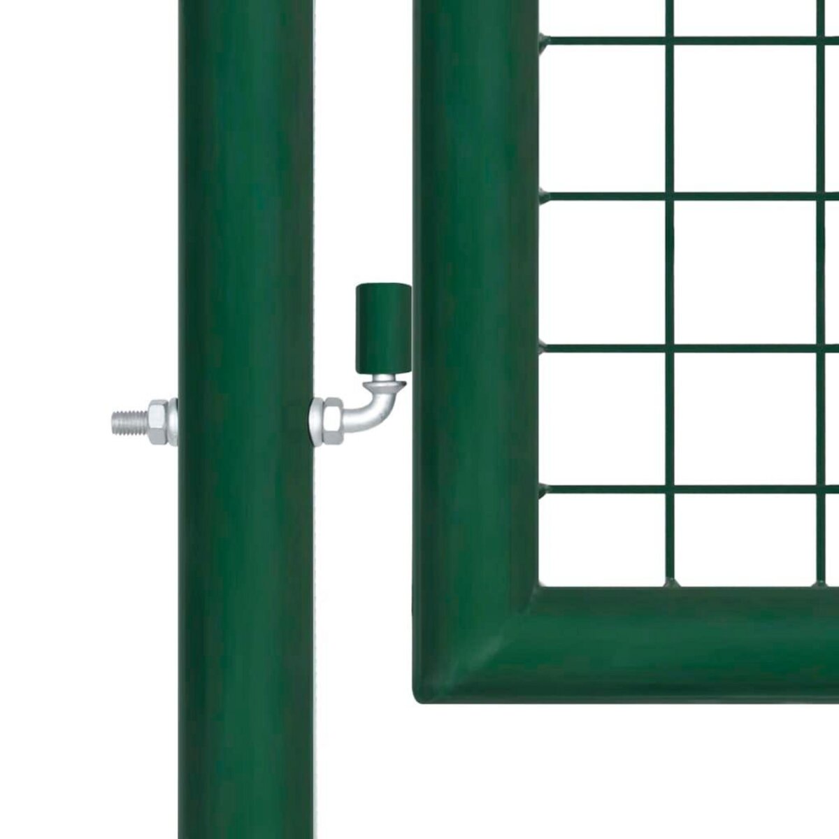 VIDAXL Portillon Acier 350x100 cm Vert