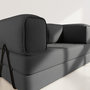 Voir la diapositive 4 : LISA DESIGN Poppy - canapé 3 places convertible en velours côtelé