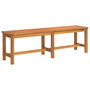Voir la diapositive 2 : VIDAXL Banc de jardin 150x35x45 cm bois massif d'acacia
