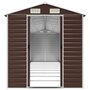 Voir la diapositive 5 : VIDAXL Abri de jardin marron 191x810x198 cm acier galvanise