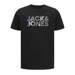 Jack & Jones T shirts  Garçon Jack & Jones Corp Splash. Coloris disponibles : Noir