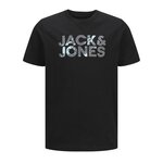 Jack & Jones T shirts  Garçon Jack & Jones Corp Splash. Coloris disponibles : Noir