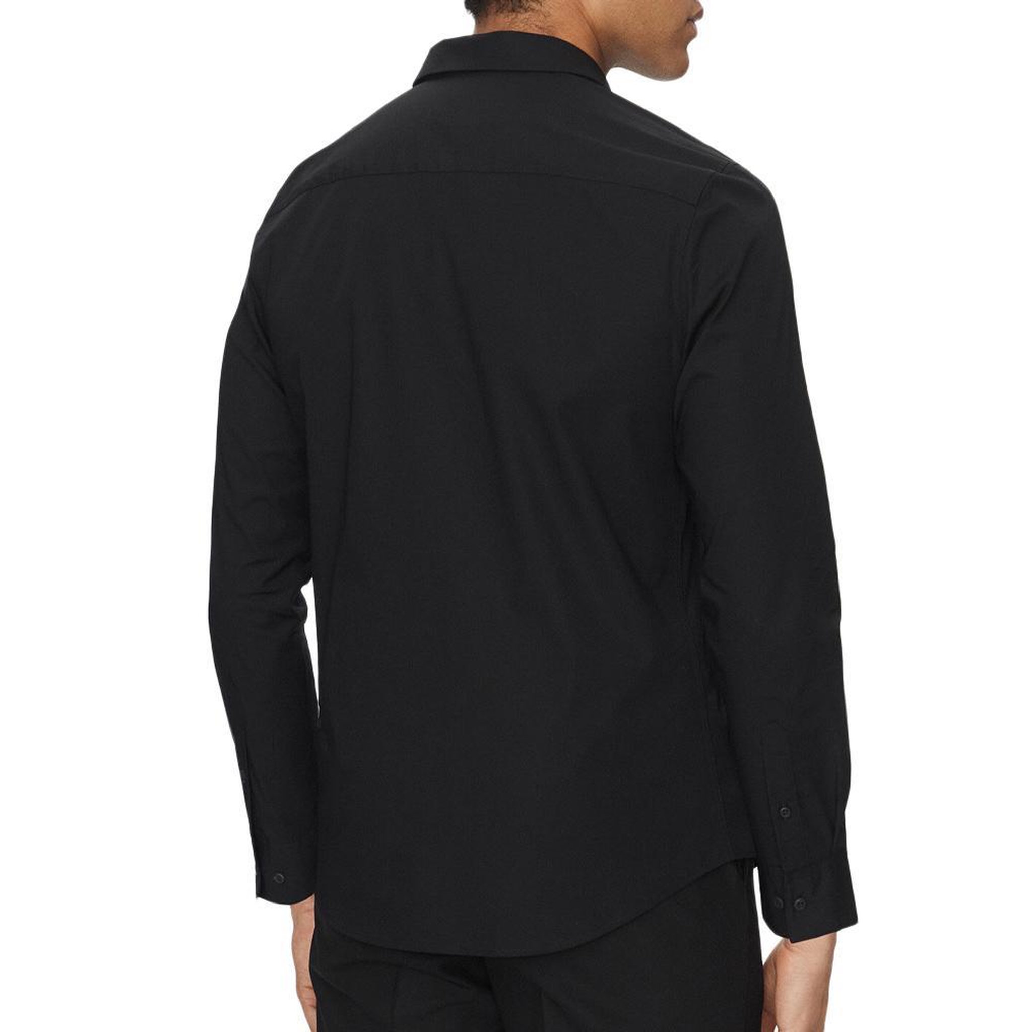 Voir la diapositive 2 : CALVIN KLEIN JEANS Chemise noire homme calvin klein jeans solid