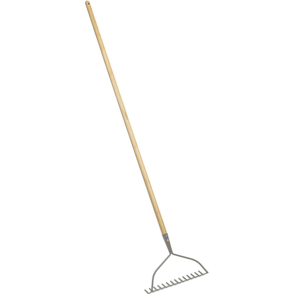 GARDENSTAR Râteau - 14 dents manche en bambou - H155 cm