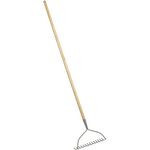 GARDENSTAR Râteau - 14 dents manche en bambou - H155 cm