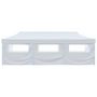 Voir la diapositive 3 : VIDAXL Tente de reception escamotable avec 8 parois 3 x 9 m Blanc