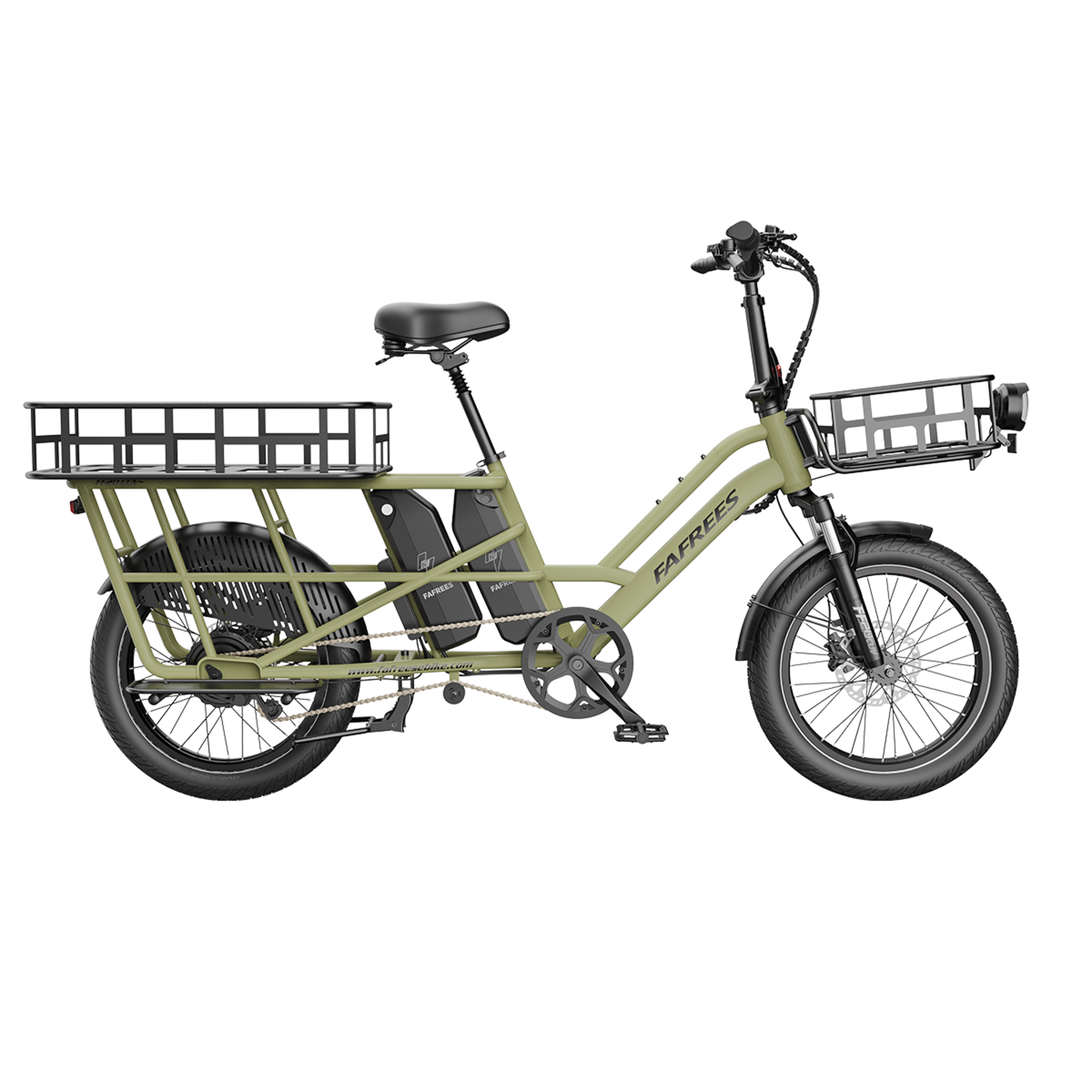 Voir la diapositive 2 : FAFREES Vélo utilitaire électrique fafrees ff20 cuv