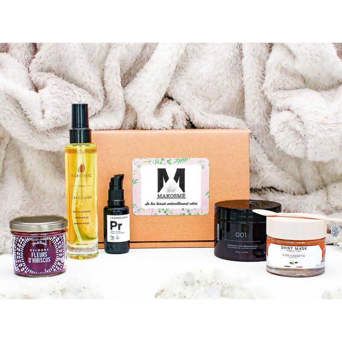Smartbox Coffret de 5 soins bio et naturels livré à domicile - Coffret Cadeau Bien-être