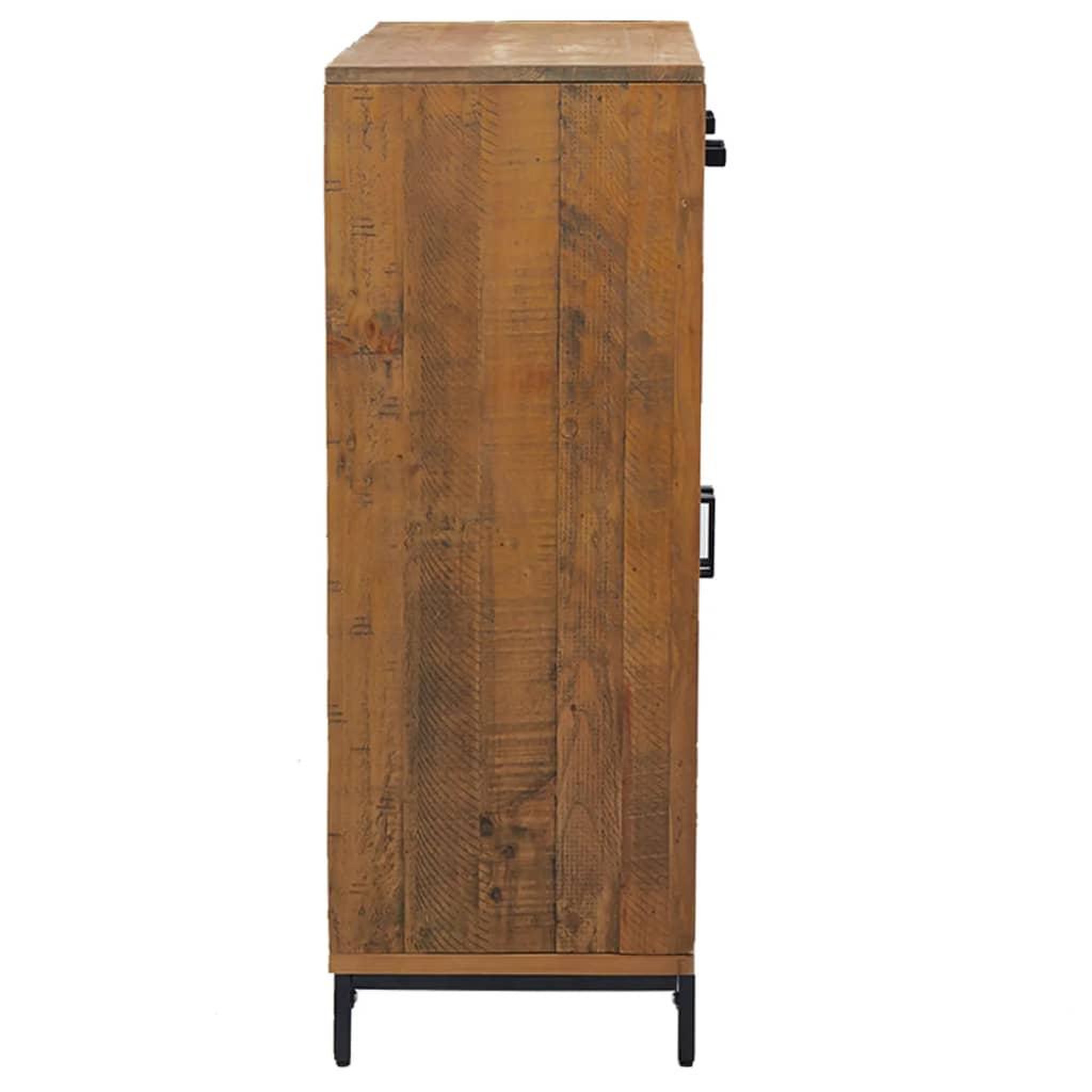 Voir la diapositive 5 : VIDAXL Etagere a chaussures 75x40x110 cm bois pin massif
