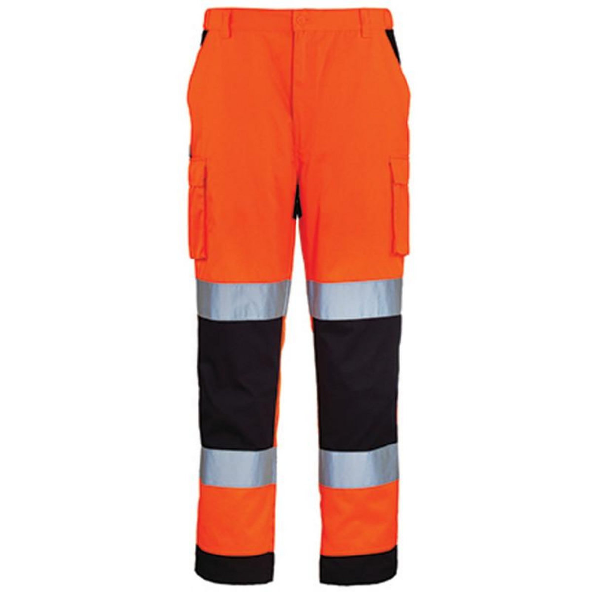 Coverguard Pantalon de travail homme à haute visibilité multipoches PATROL hi viz orange marine TXL COVERGUARD 7PAOPXL