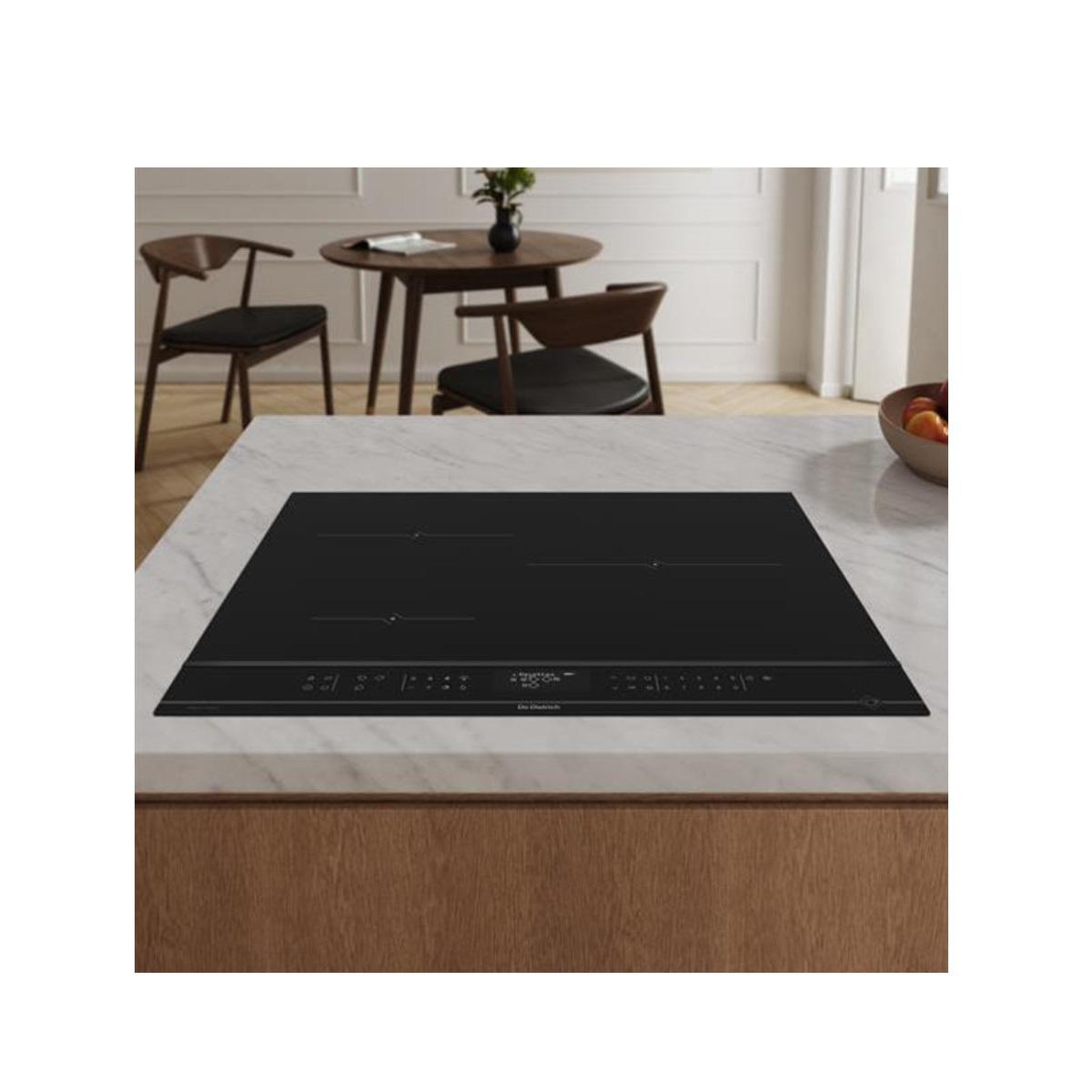 Voir la diapositive 2 : De Dietrich Table de cuisson induction 65cm 3 feux 7400w noir - dtri432b