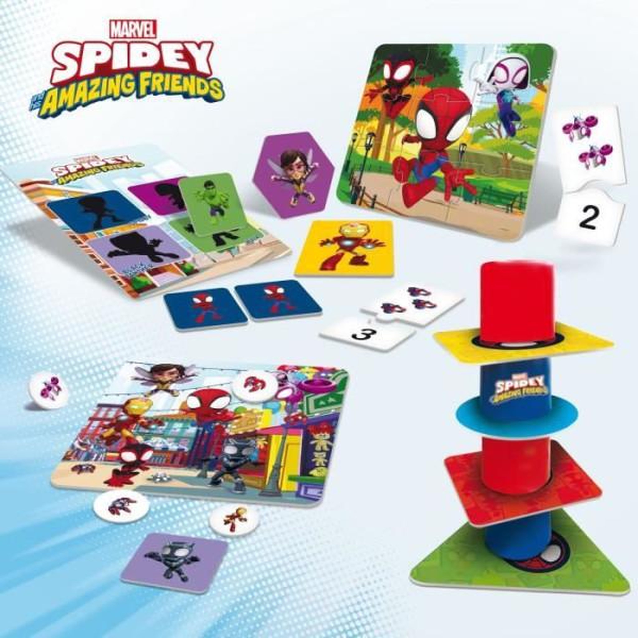Voir la diapositive 3 : LISCIANI GIOCHI Collection de 10 jeux éducatifs pour les plus petits - Spidey - Edu Games - LISCIANI
