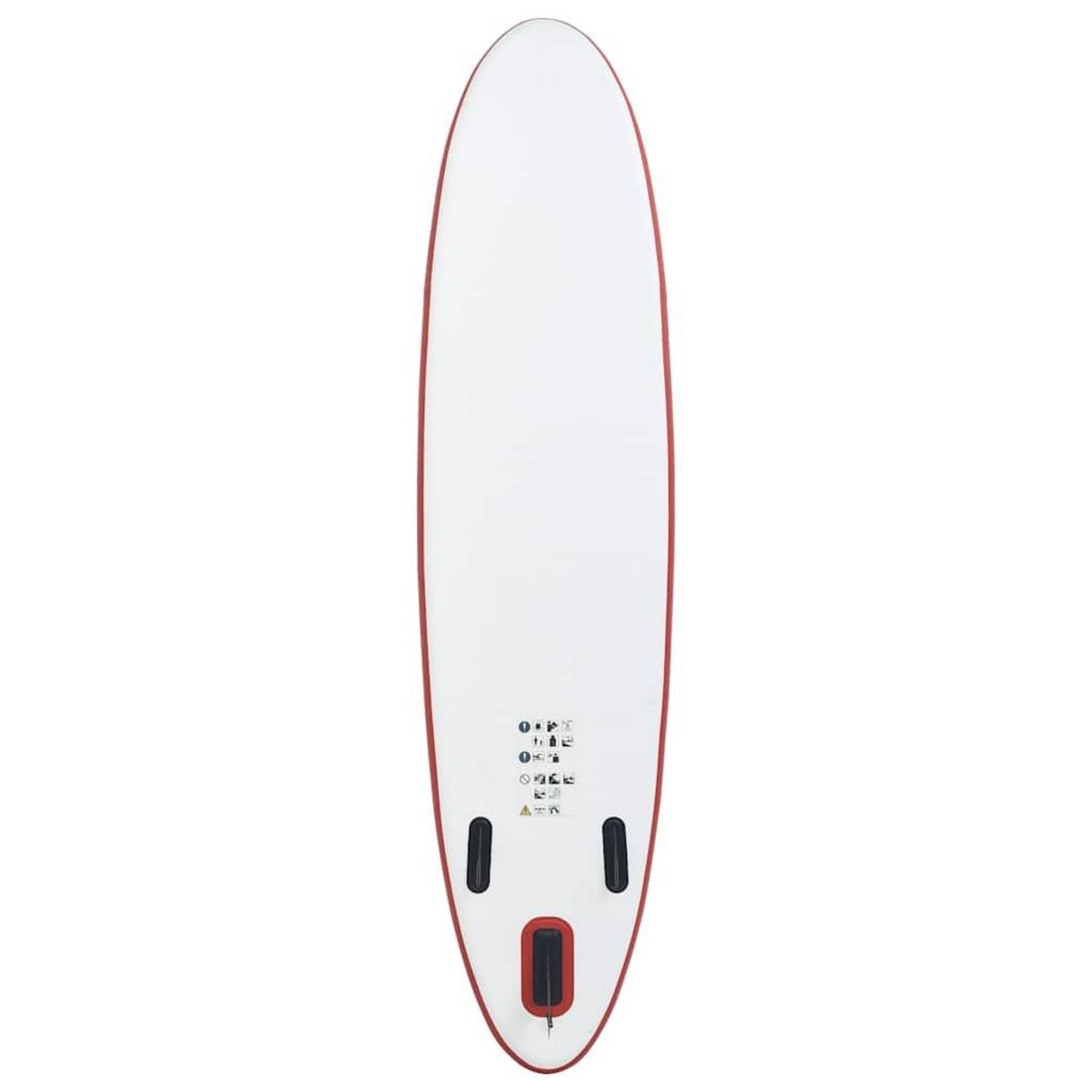VIDAXL Ensemble de planches SUP gonflables rouge et blanc