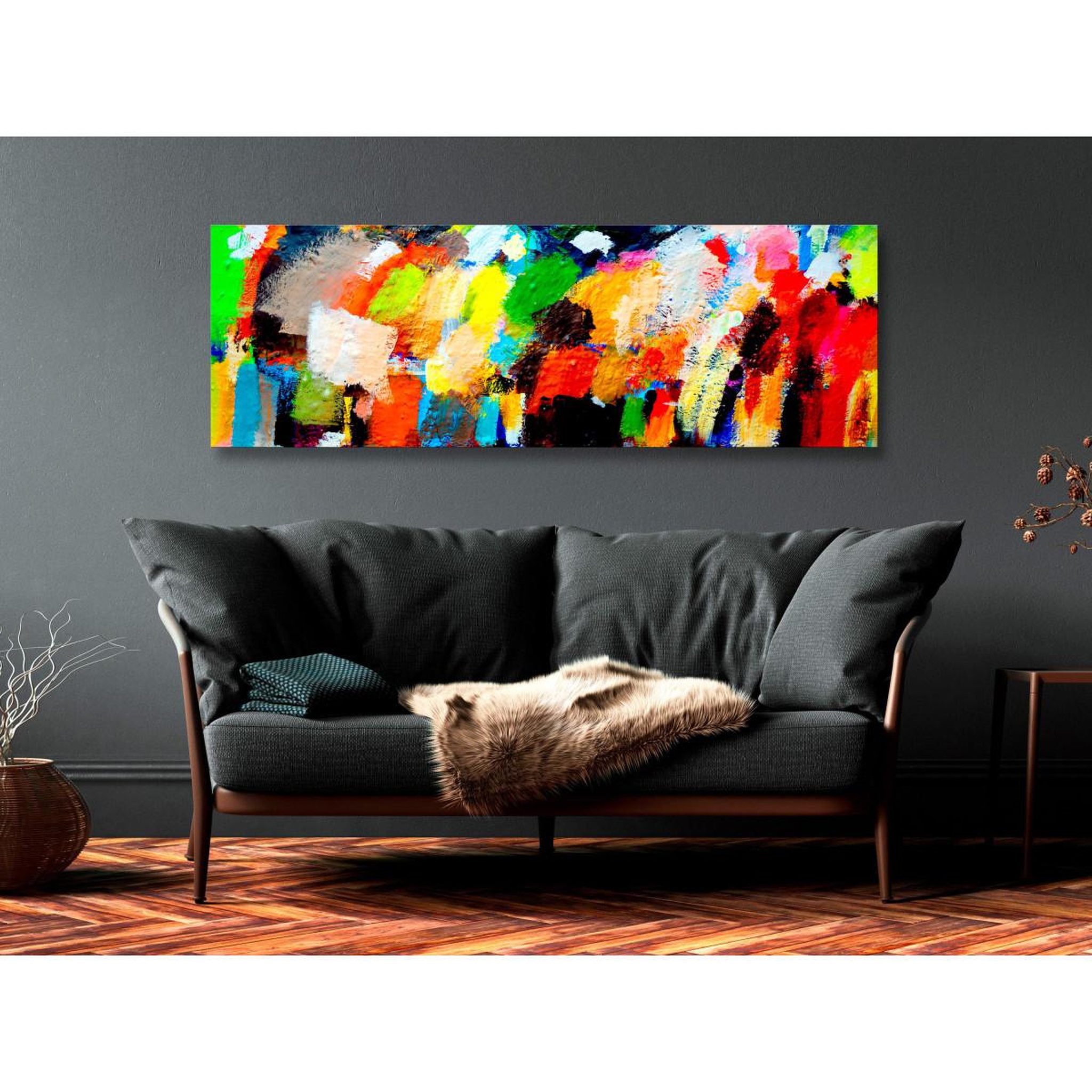 Voir la diapositive 2 : Paris Prix Tableau Imprimé  Colourful Variations