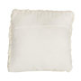 Voir la diapositive 2 : Paris Prix Coussin Déco Carré  Tricoté  40x40cm Blanc